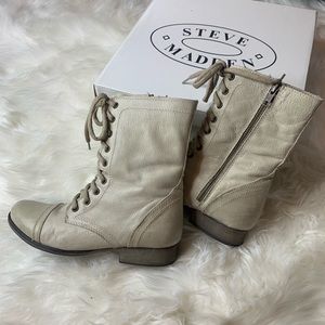 Steve Madden combat boots
